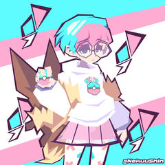 Penny from Pokémon Scarlet and Pokémon Violet.