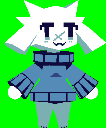 Sue from Cave Story in Low Poly Style.